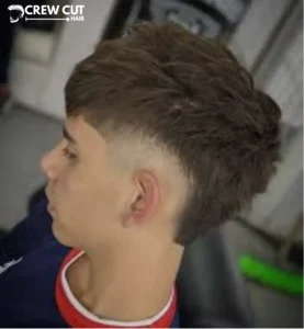 Burst Fade Boys Mullet Haircut