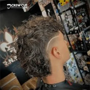 Burst Fade Modern Mullet