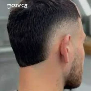Burst Fade Wavy Mullet