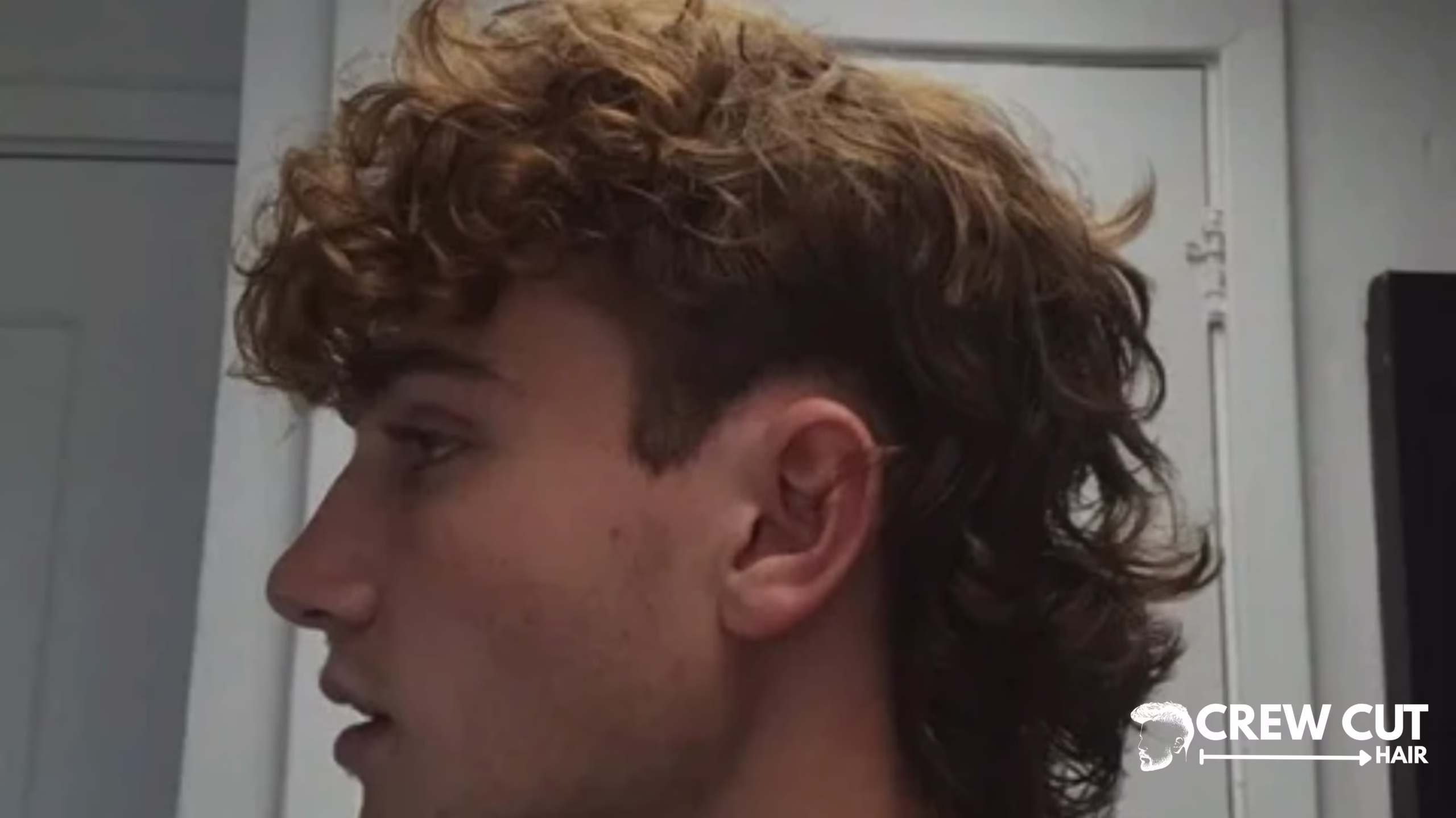 Curly Mullet Haircut
