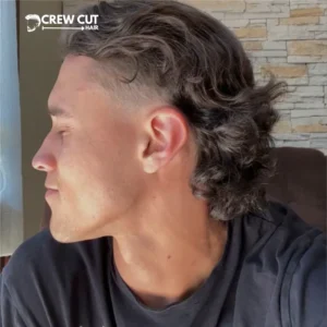 Long Wavy Modern Mullet