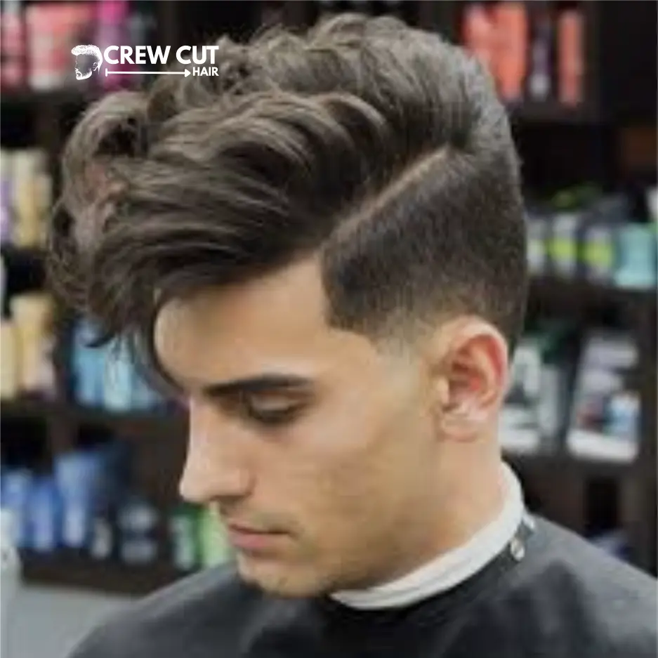 Medium Length Side Part Haircut