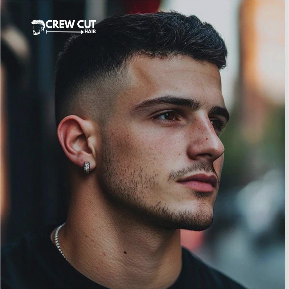 Mid Fade Crew Cut