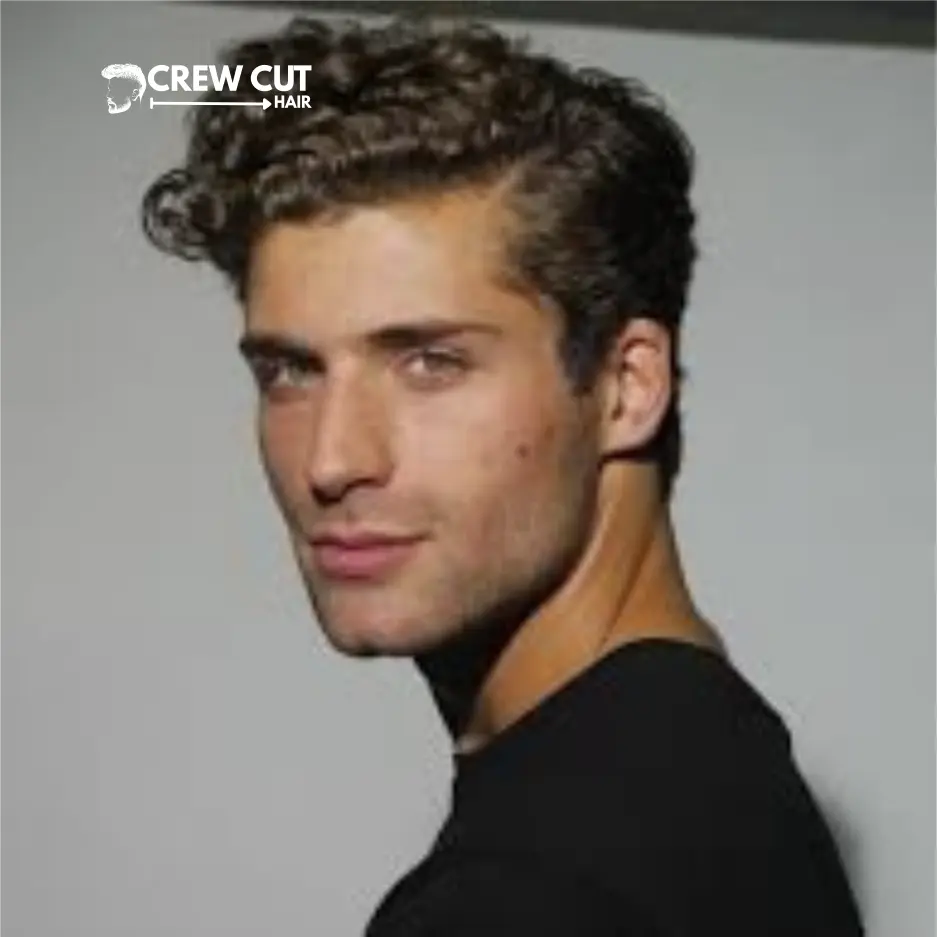 Side Part Haircut for Curly Hair