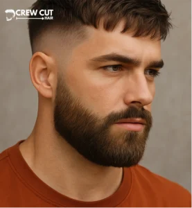 Blunt Fringe French Crop Low Fade