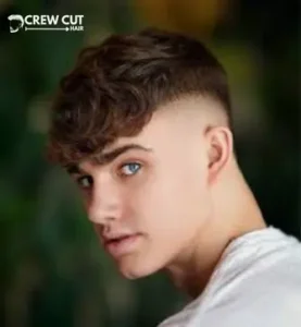 Blunt Fringe French Crop Men Haircut