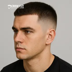 Classic Low Fade Crew Cut