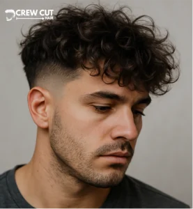 Classic Messy French Crop Low Fade