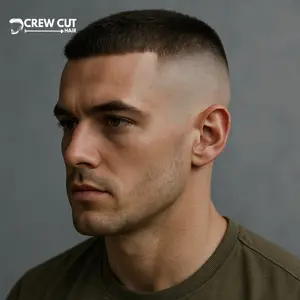 Crew Cut, Military High Fade Combo