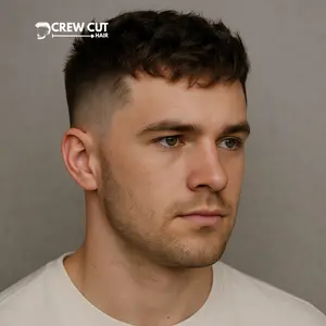 Crew Cut Textured Crew Cut Low Fade