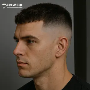 Drop Low Fade Crew Cut