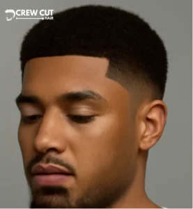 French Crop Low Fade With Line Up