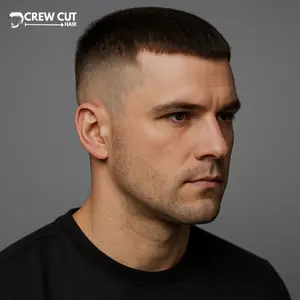 High Military Crew Cut Fade