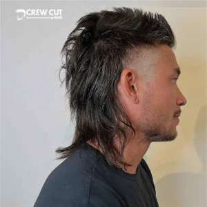 Long Straight Hair Mullet