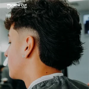 Low Burst Fade Mullet