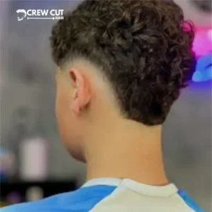 Low Taper Mullet Curly Hair