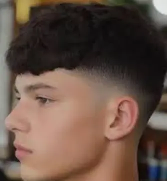 Messy Crew Cut Taper Fade