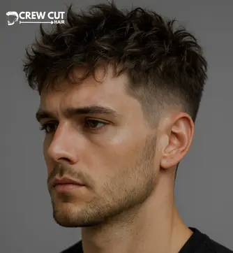 Modern Short Messy Crew Cut