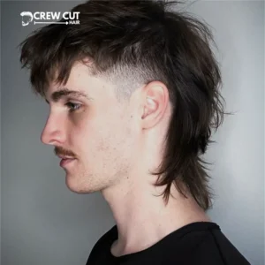 Mullet Fade Straight Hair