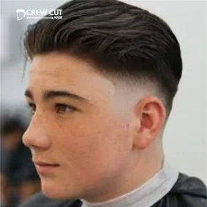 Short Slick Back Fade