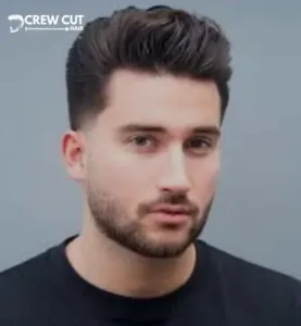 Textured Quiff with Sharp Fade