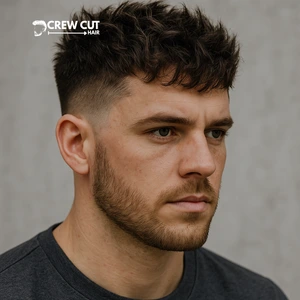 Textured Textured Crew Cut Low Fade