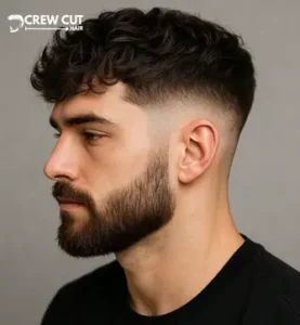 Wavy Crop With Beard