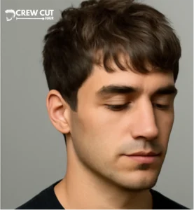 Wavy French Crop Low Fade