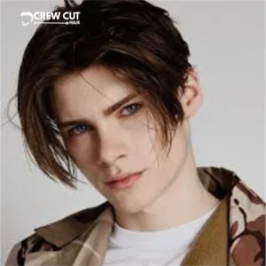 Wet Look Middle Part