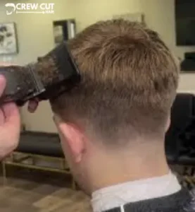 barber cutting high fade comb over step by step