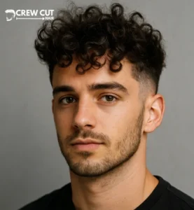 curly quiff hairstyle