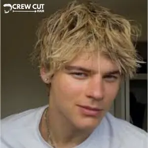Blonde Short Surfer Hairstyle