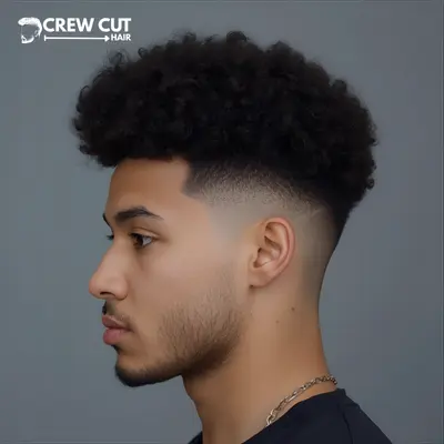 Blowout Low Taper Fade Curly Hair