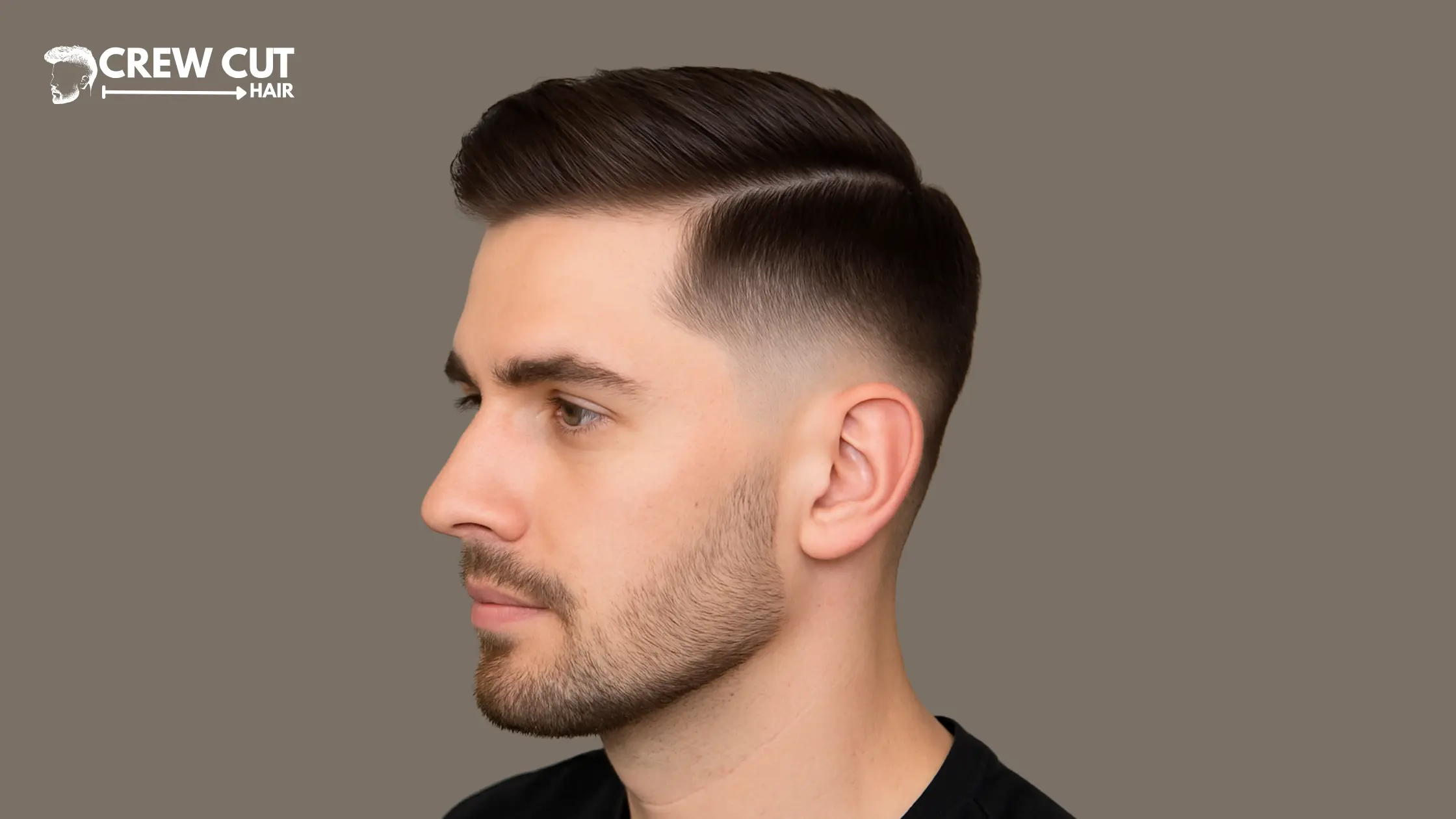 Brust fade comb over straight hair