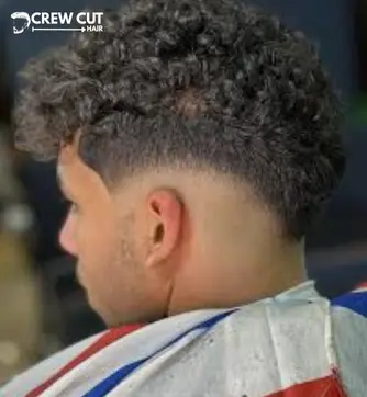 Curly Low Taper Buzz Cut
