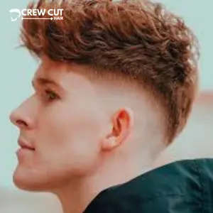 Curly messy fade