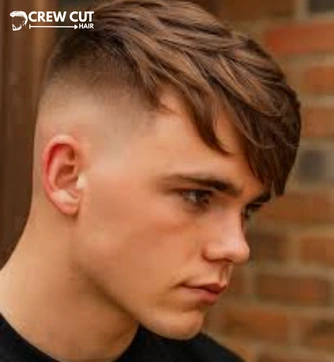 High fade haircut men straight hair