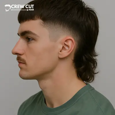 Low Taper Fade Mullet