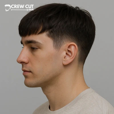 Low Taper Fade with Clean Slick Back
