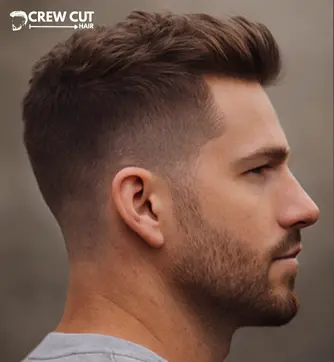 Mid Fade Haircut Men for Wavy Hair