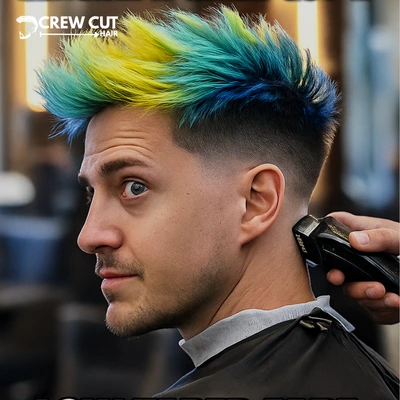 Ninja-Inspired Low Taper Fade (Meme Style)