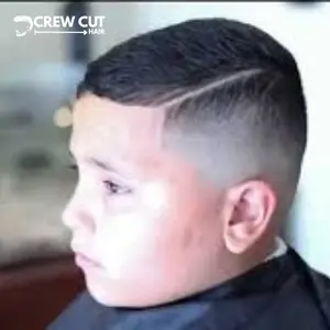 Short Comb Over Fade with Side Part
