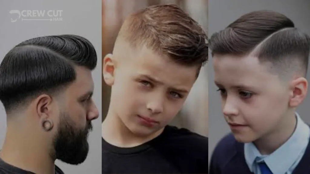 Short Comb Over Fades Men, Boys & Kids