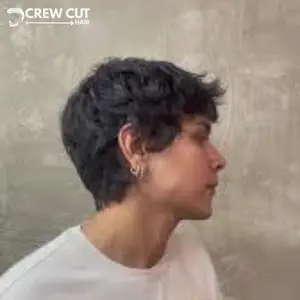 Short Mod Cut Straight Hair