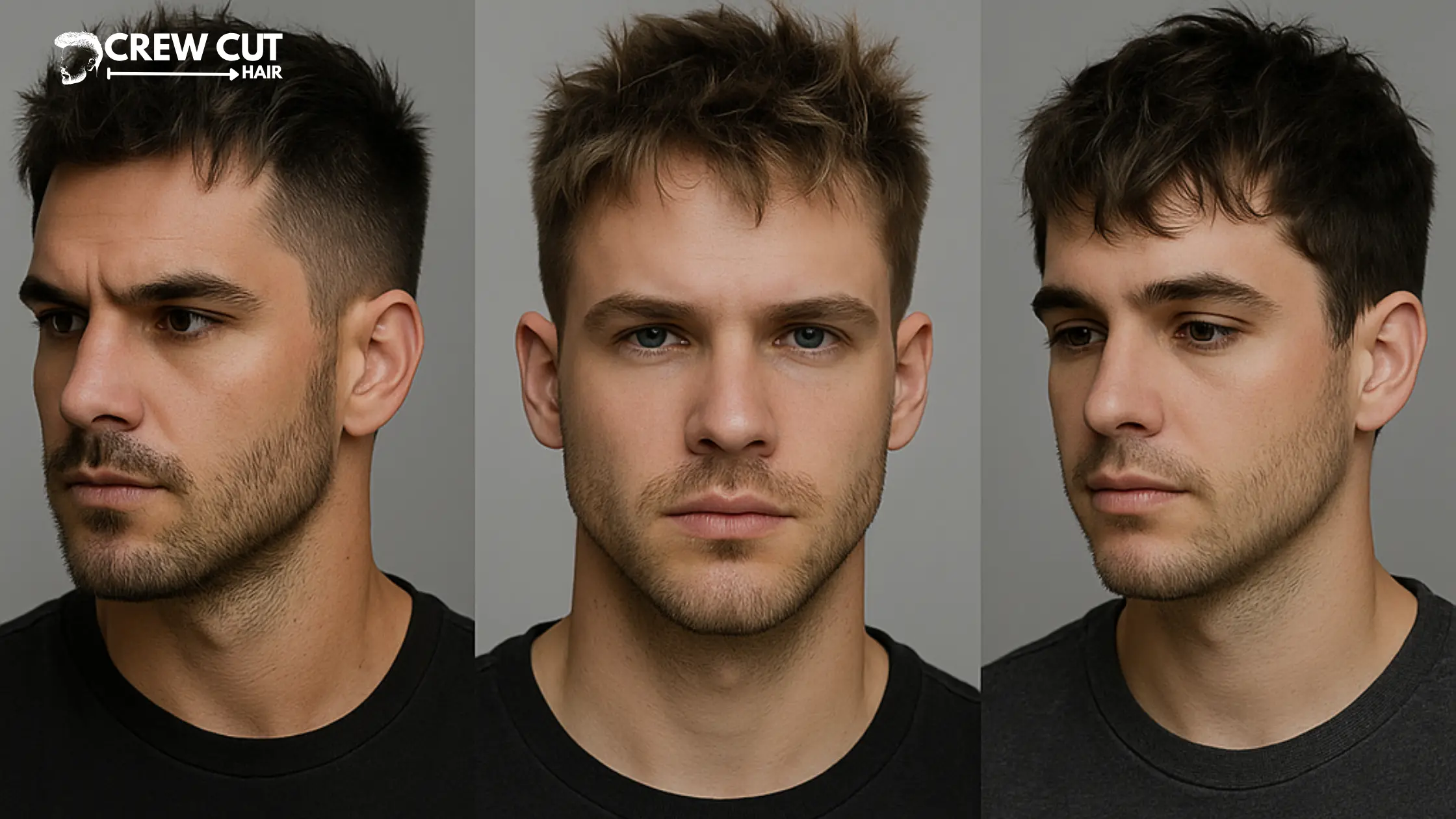 Short messy fade haircut men