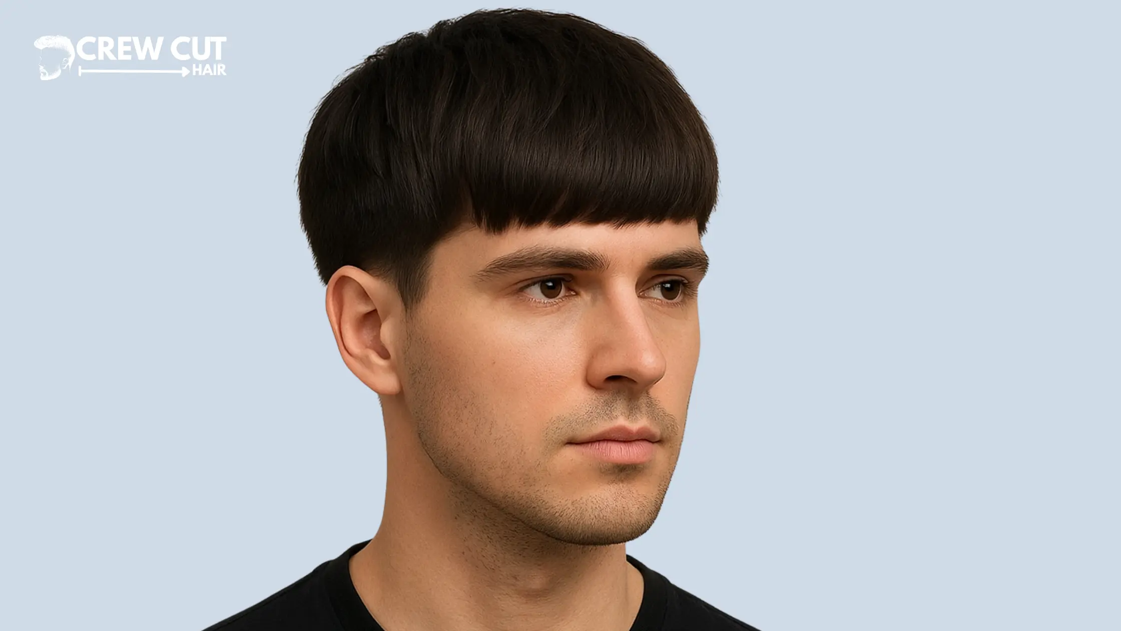 modern mod cut men hairstyle