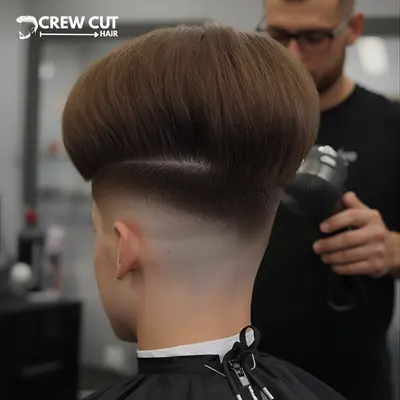 Blowout Low Taper Fade Fluffy Hair