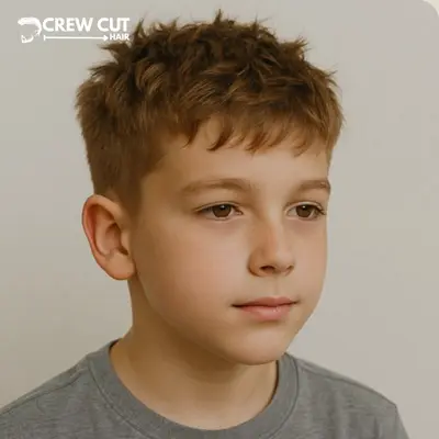 Boys Messy Haircut Short Textured Crop