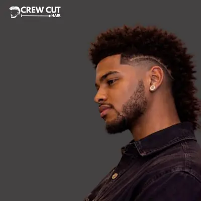 Burst Fade Black Men