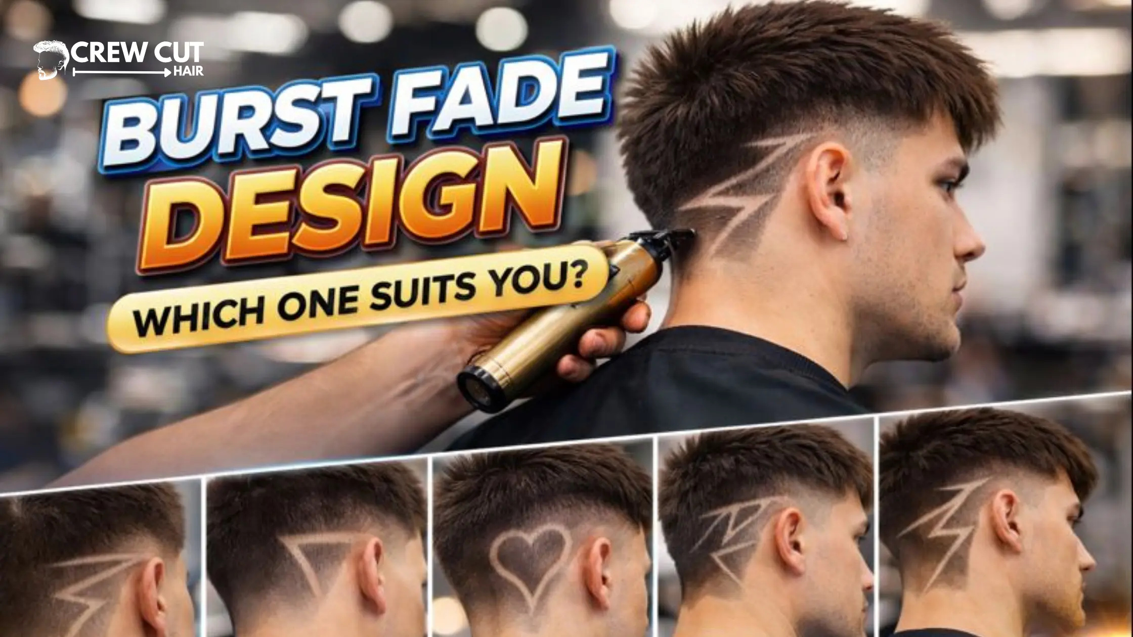 Burst Fade Design Ideas: Which One Fits You? | CrewCutHair